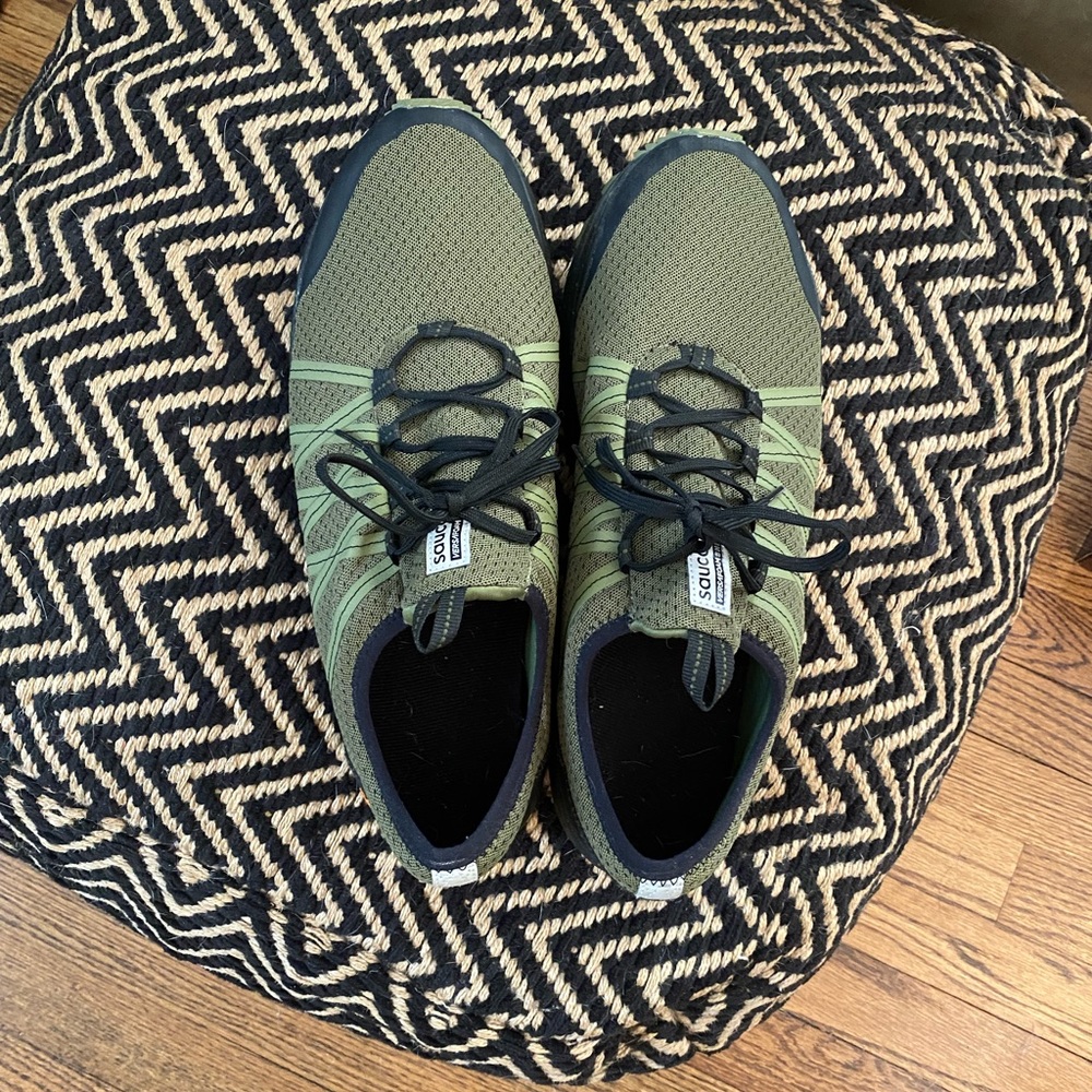 Saucony Mens Versafoam Shift Road S40043-15 Green Running Shoes Sz 12